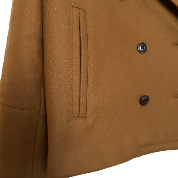 J Crew cognac Melton wool Jacket Size 6 - Picture 6 of 9